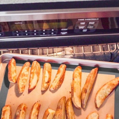 Silicone Baking Mat, 3 Pack Reusable Baking Mat, Non-Stick, Food Safe Silicone Mats for Baking, Oven Baking Sheet for Making Cookies, Macaroons, Bread(Grey 0.7mm)