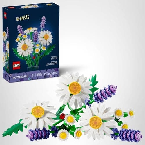 LEGO Botanicals Daisies Building Toy - Artificial Flowers Crafting Kit for Girls & Boys, Ages 9+ - Kids Room Decor for Book Shelf or Desk - Gift Idea for Birthdays - 11508 — view 6