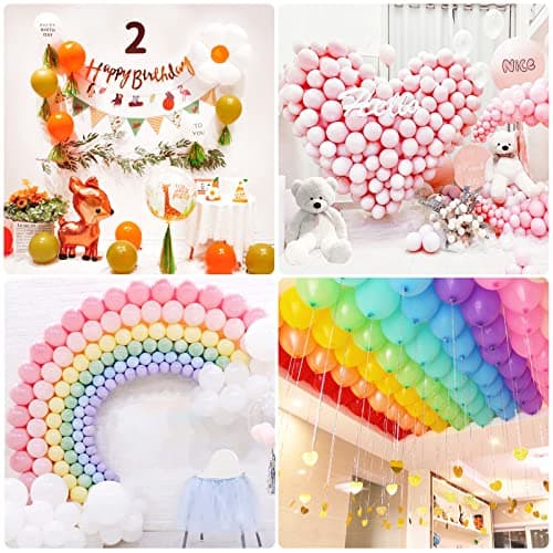 HANWER 200 PCS Glue Points for Balloons, Removable Sticky Point Tape, Adhesive Double Sided Clear dots for Craft Decoration — view 4