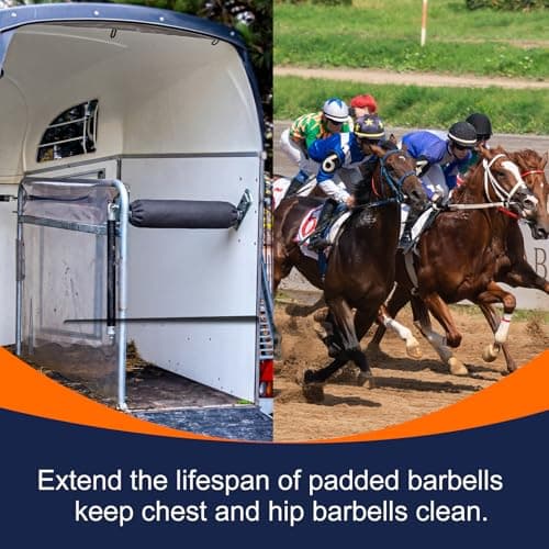 Fiwochic Horse Trailer Chest Butt Bar Cover, Oxford Cloth Waterproof Protector, Snug Fit & Easy Wipe Clean, Quick Installation for Secure Transport — view 5
