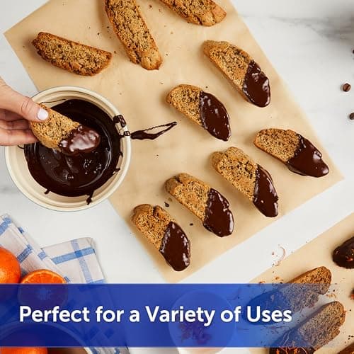 Reynolds Kitchens Unbleached Parchment Paper Roll, Non Stick Parchment Paper for Cooking and Baking, Oven Safe up to 425 Degrees, Chlorine-Free, 45 Feet x 12 Inches, 45 Total Sq. Ft. — view 5