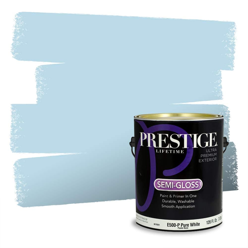 PRESTIGE Paints Interior Paint and Primer In One, 1-Gallon, Semi-Gloss, Comparable Match of Valspar* Dewdrop* — view 1037