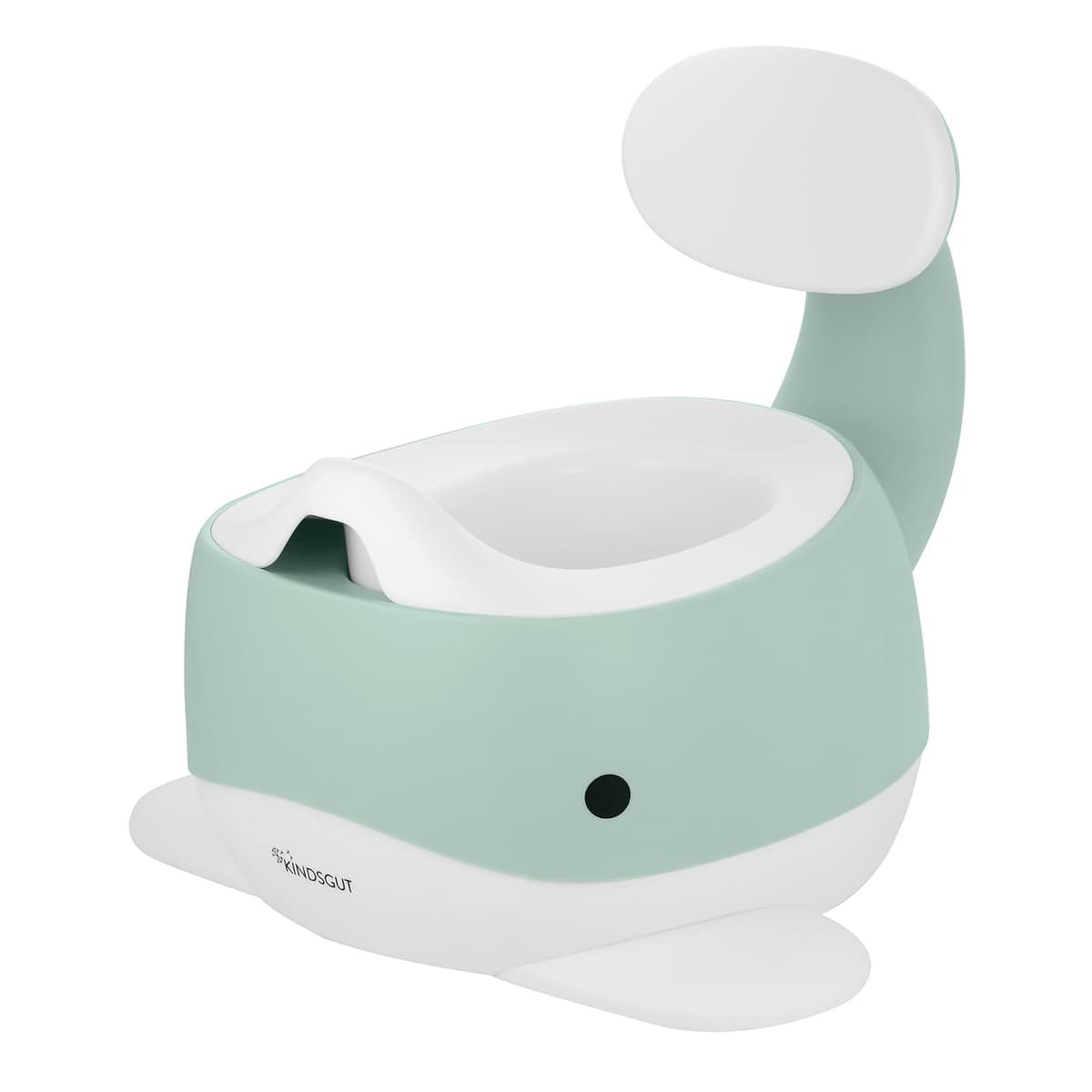 Kindsgut - Orinal para bebés, diseño de Ballena Infantil y Colores sutiles, Entrenamiento para IR al baño, Aguamarina — view 5