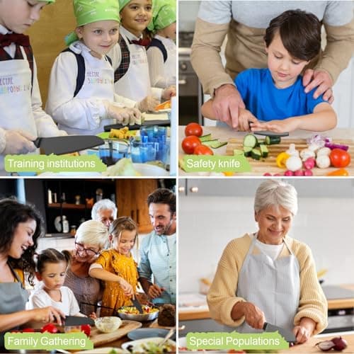 Nylon Knife Kitchen Plastic Knife for Real Cooking and Cutting Pizza, Cakes, Bread, Fruits, Veggies Durable Nylon Kitchen Knife for Kids, Kaizen Chef Knife, Kitchen Knife for Professional Use — view 5