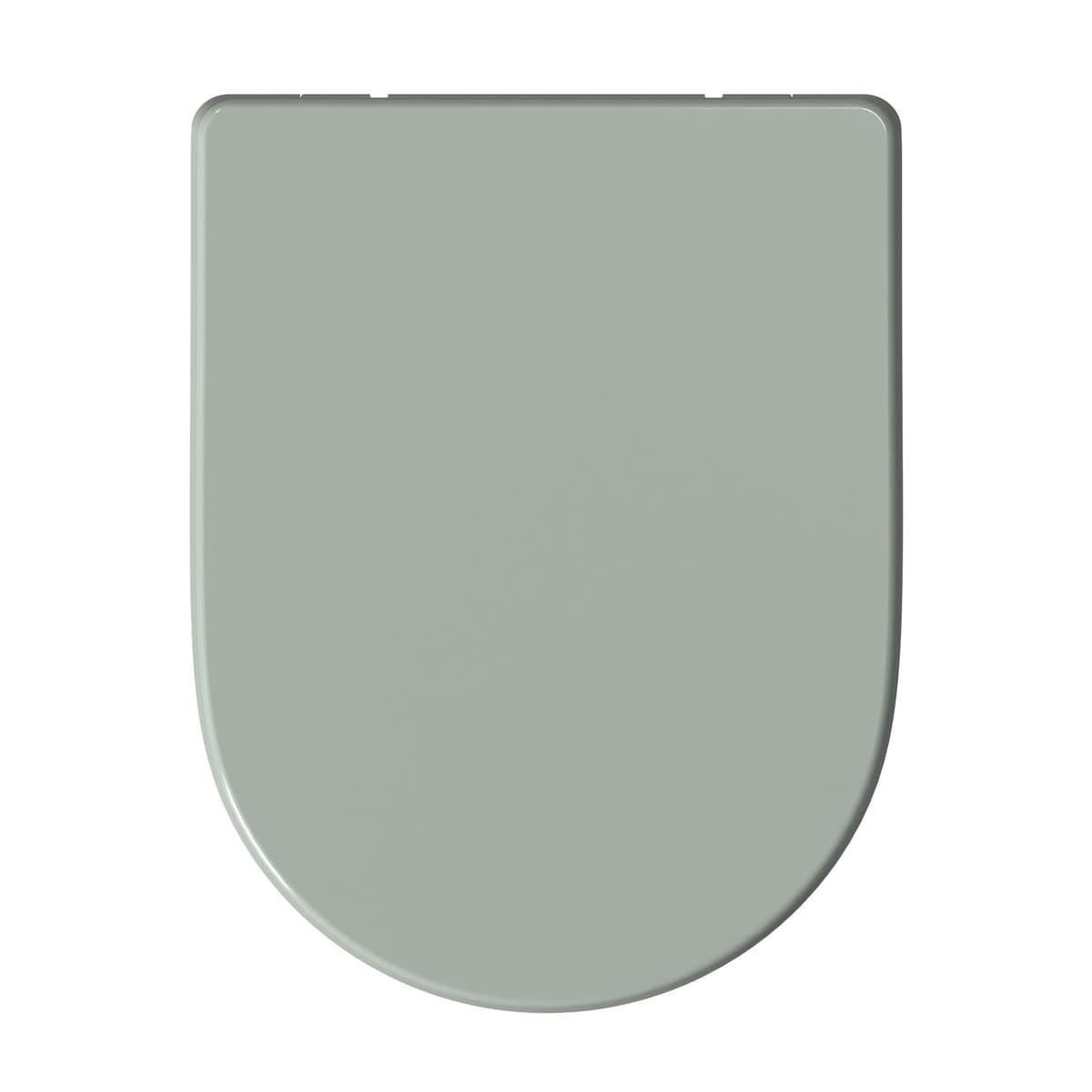 AQUALONA® Premium Thermoplastic Toilet Seat Soft Close Hardwearing Seat with Two Button Hinge Release D Shaped Easy to Clean Simple Installation Top and Bottom Fittings (White - D Shape) — view 15
