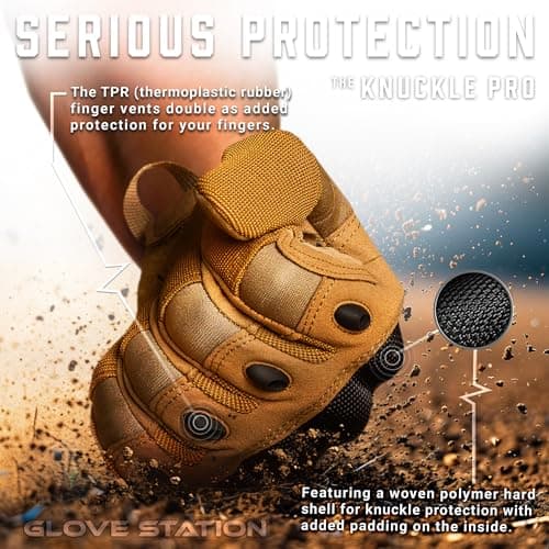 Glove Station - Cold Weather Tactical Shooting Gloves for Men and Woman with Touchscreen Fingers - Durable and Comfortable Hand-Gear for Shooting and Hunting — view 4