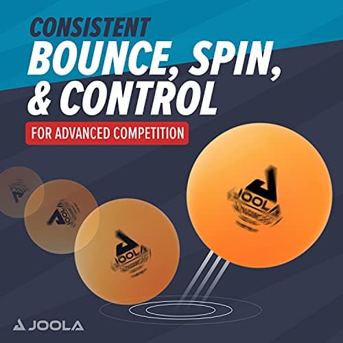 JOOLA Training 3 Star Table Tennis Balls 12, 60, or 120 Pack - 40mm Regulation Bulk Ping Pong Balls for Competition and Recreational Play - Fun as a Cat Toy - Indoor and Outdoor Compatible — view 3