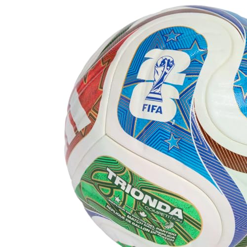 adidas World Cup 2026 Competition Ball - Inspired by la Ola Wave Design, Seamless Surface for Precision and Stability, FIFA Quality Pro (5) — view 2