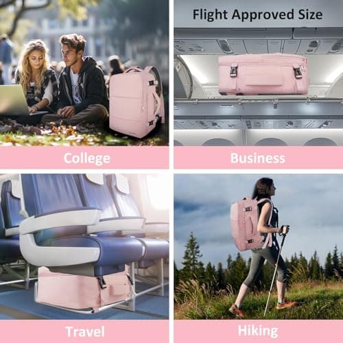 Taygeer Travel Backpack for Women, TSA Carry On Backpack Flight Approved — view 8