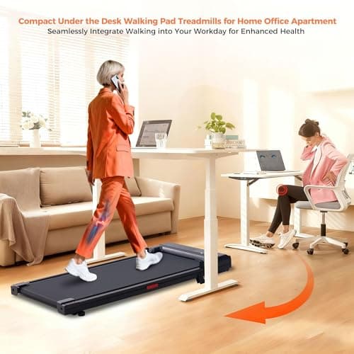 Walking Treadmill with Handle Bar, Small Treadmill for Home Exercising — view 4