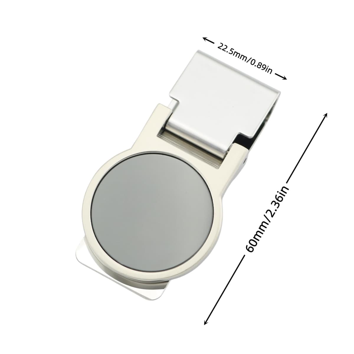 2PCS Metal Coin Purse Money Clip Clothing Shoes Jewelry Accessories for Storing Cash and Cards — view 2