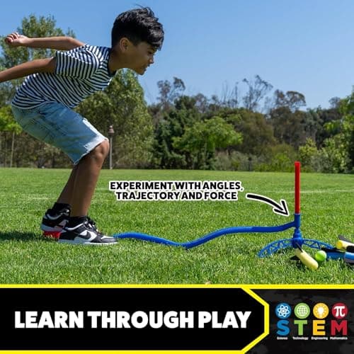 Stomp Rocket Jr Multi-Color Rocket Launcher for Kids, 8 Rockets - Fun Outdoor Kids Gifts for Boys & Girls - STEM Toy Foam Blaster Set Soars Up to 100 Feet - Ages 3 & Up — view 4