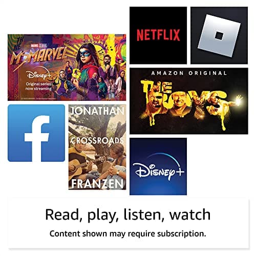 Amazon Fire HD 8 Plus tablet, 8” HD Display, 64 GB, 30% faster processor, 3GB RAM, wireless charging, (2022 release), Gray — view 5