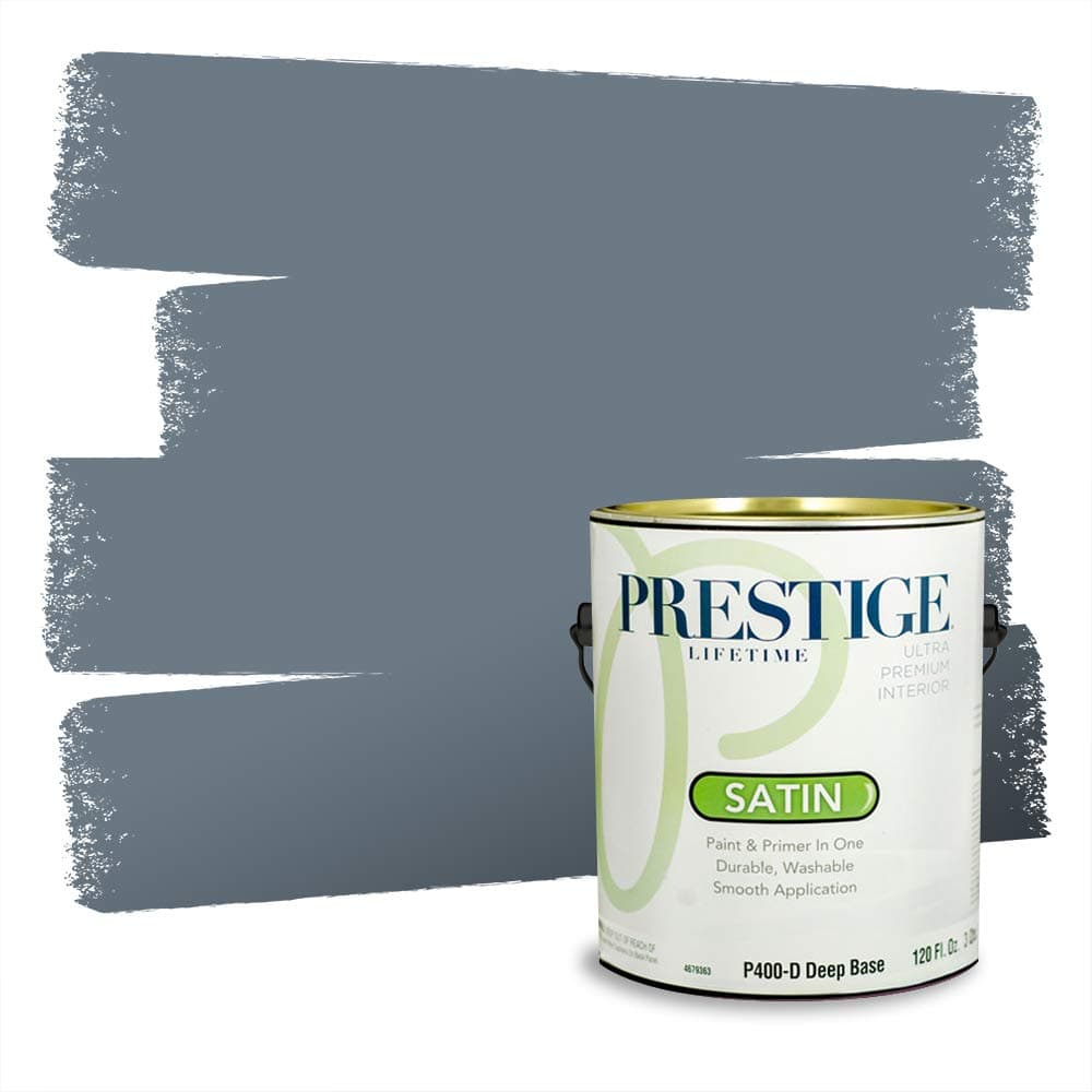 PRESTIGE Paints Interior Paint and Primer In One, 1-Gallon, Semi-Gloss, Comparable Match of Valspar* Dewdrop* — view 109