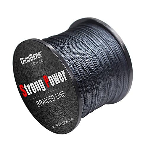 Dingbear 109Yd/100m 65LB/0.37mm Gray Super Strong Pull Generic Braided Fishing Line Fishing Lines FishLines FishingLine — view 2