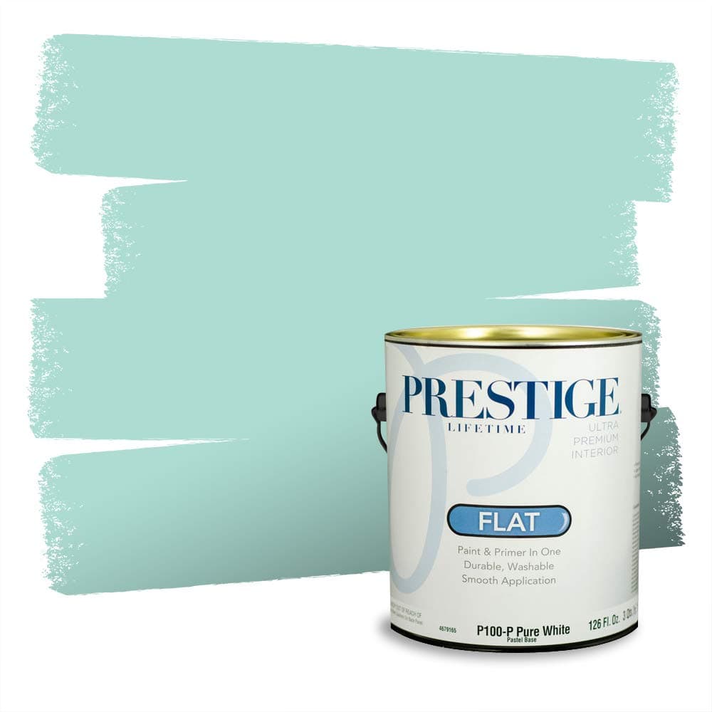 PRESTIGE Paints Interior Paint and Primer In One, 1-Gallon, Semi-Gloss, Comparable Match of Valspar* Dewdrop* — view 1312