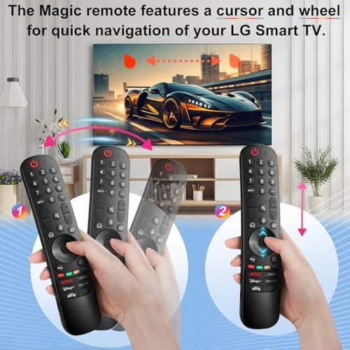 AN-MR24gn-Magic-for-LG-Smart-TV-Voice-Remote-Control-Replacement Universal Compatible with LG OLED Webos Thinq Nano Cell Service TVs for AKB75855501 MR23gn MR22gn MR21ga MR20ga — view 3