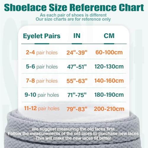DELELE 2 Pair Flat Shoe laces 5/16" Wide Shoelaces for Athletic Running Sneakers Shoes Boot Strings, 01 White, 47 Inch (120cm) — view 5