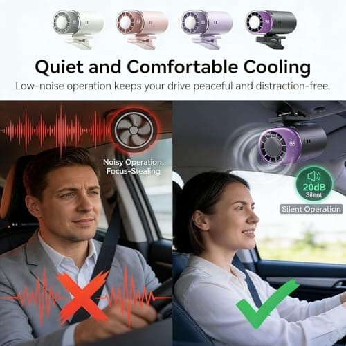 CBDYWVR Clip On Air Conditioner Fan, 199 Speeds & 16°C Cooling (White) — view 5