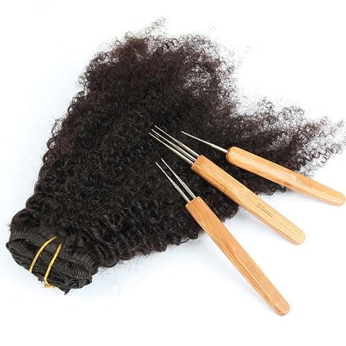 3 Pcs Dreadlock Crochet Hooks for Hair 0.5mm — view 3