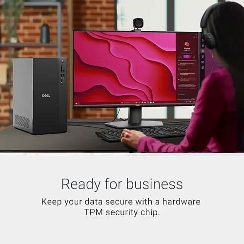 Dell Secure & Productive Business Tower Desktop, Intel 10-Core Ultra 5 225, 16GB DDR5 RAM, 1TB Storage(512GB SSD & 512GB External), HDMI, DP, Wi-Fi 6, RJ45, USB-C, Headset Jack, Windows 11 — view 3
