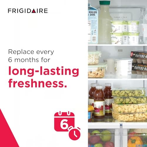 FRIGIDAIRE PAULTRA2 Pure Air Ultra II Refrigerator Air Filter with Carbon Technology to Absorb Food Odors, 3.8 Inch x 1.8 Inch, White — view 3