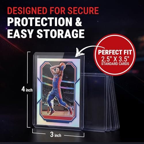 Ultra PRO 3" x 4" Clear Regular Toploaders and Soft Sleeves Bundle (100ct) for Standard Size Cards — view 4