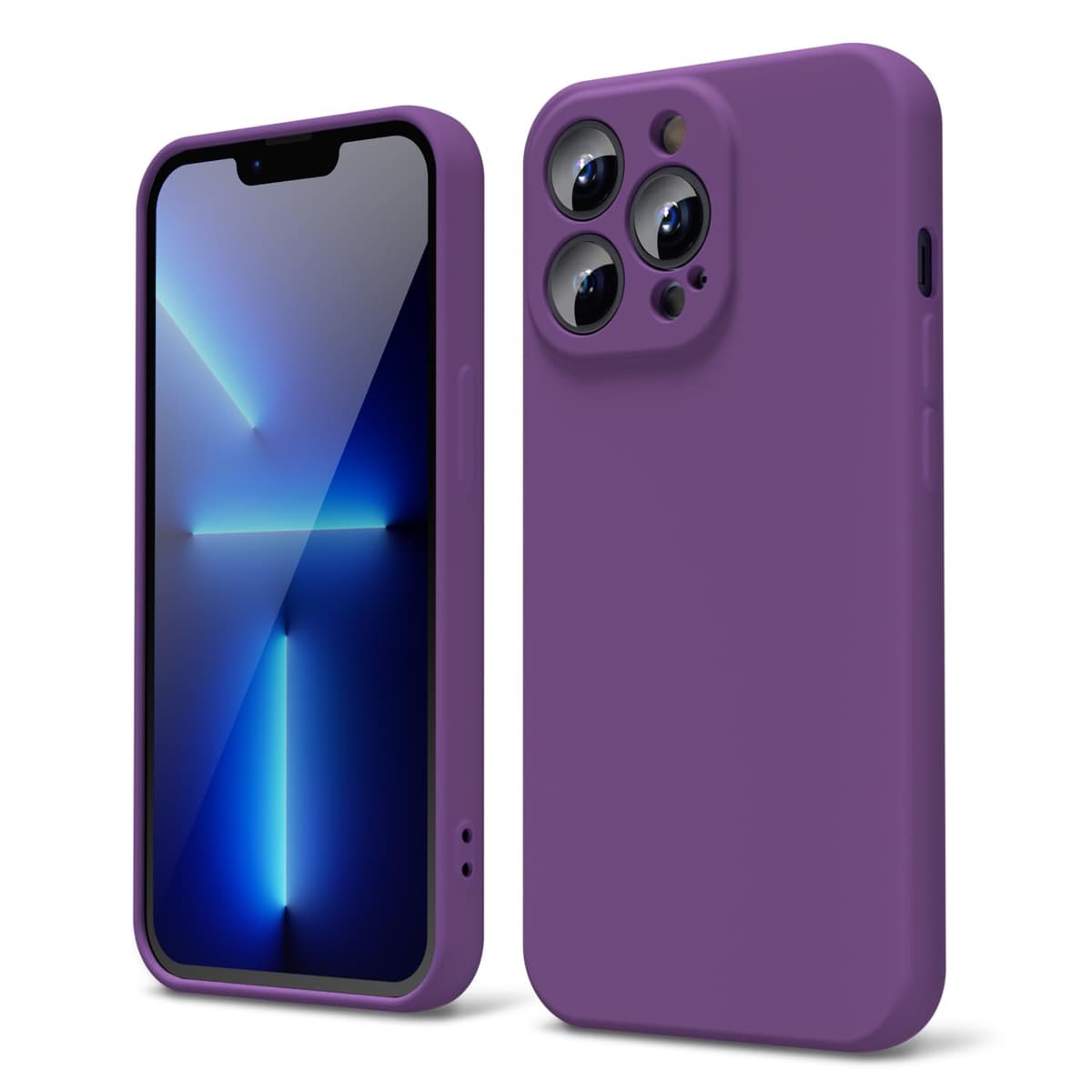 oakxco for iPhone 17 Pro Max Phone Case Liquid Silicone, Cute Thin Slim Grip Soft Rubber Gel for Women Men, Smooth Matte TPU Plain Solid Color Girly Simple Case with Camera Cover, Light Pink — view 1708