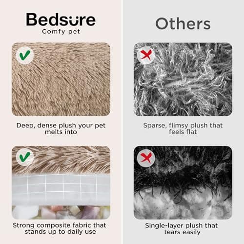 Bedsure SupportMax™ Calming Dog Beds Large Sized Dog Washable Pet Bed,36in — view 3