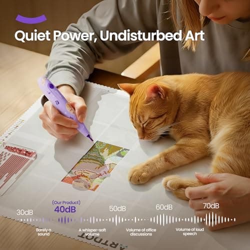 ARTDOT Wireless Vacuum Pen for Diamond Art Kit for Adults, Long-Lasting Electric Pen for Diamond Painting Accessories and Tools — view 5