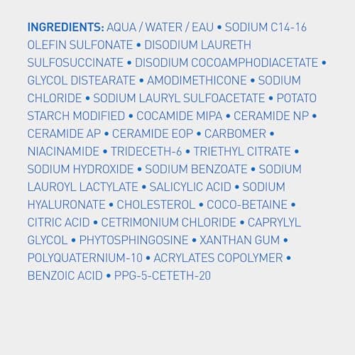 CeraVe Gentle Hydrating Shampoo, With Ceramides, Niacinamide & Hyaluronic Acid For Soft, Healthy Looking Hair & Scalp, Sulfate Free & Color Safe Shampoo, For All Hair Types, 12 Oz — view 12