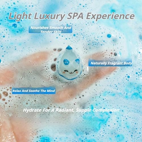 2026 New Natural Bath Bombs for Kids with Mega Bubbles & Surprise Inside, Natural Colorful Bubble Fizzies with Toys Inside, Easter Basket Stuffers Gift Set,Skin-Friendly Bathing Kit (Sea Animal 12pc) — view 4