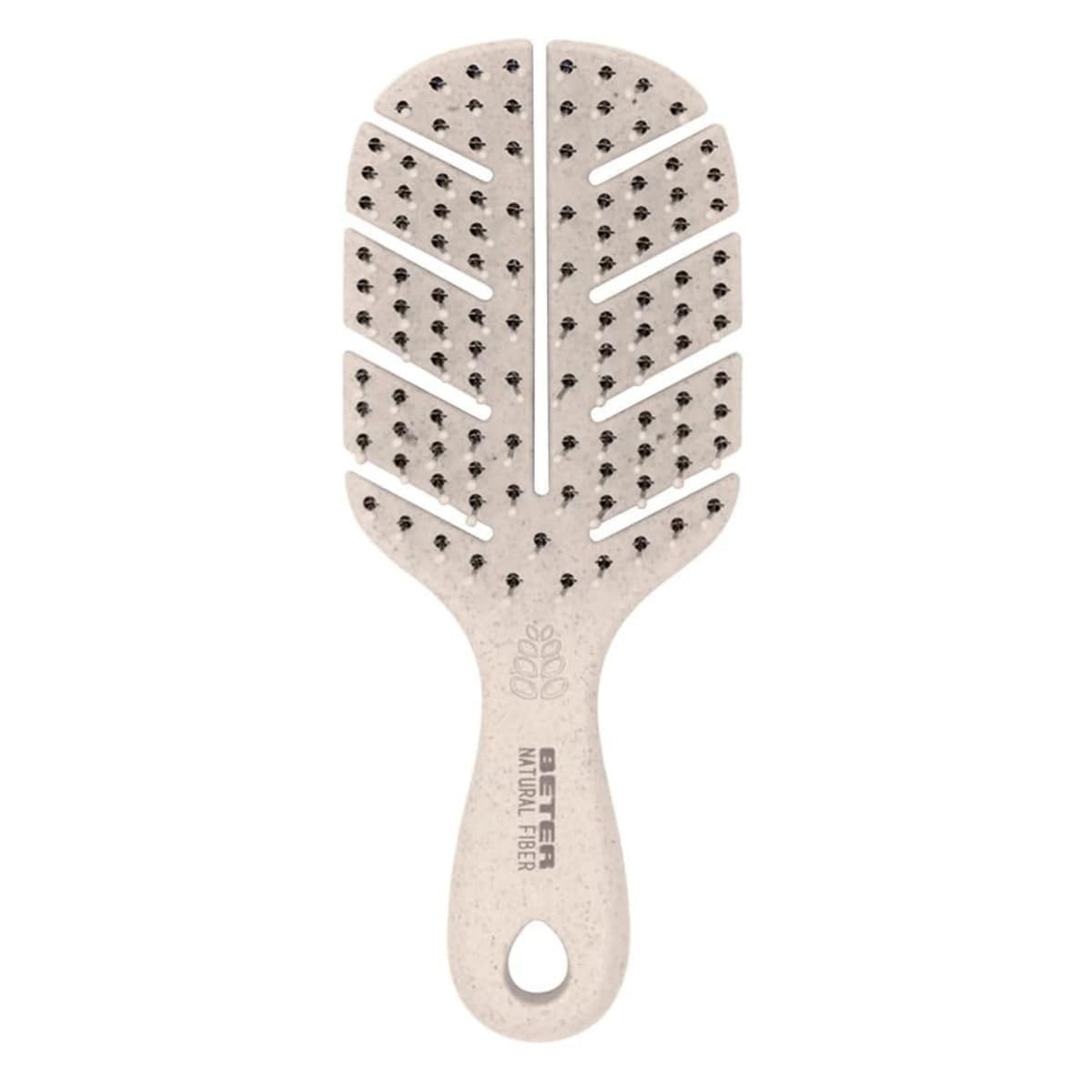 Beter - Cepillo de pelo esqueleto antitirones Natural Fiber hecho a base de fibras de trigo, Cepillo Desenredante Antienredos y Antirotura, Peinado suave y sin tirones, Para todo tipo de cabellos — view 6