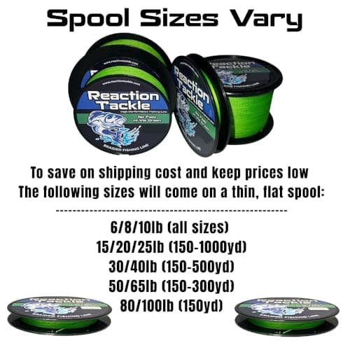 Reaction Tackle Braided Fishing Line Pink 10LB 150yd