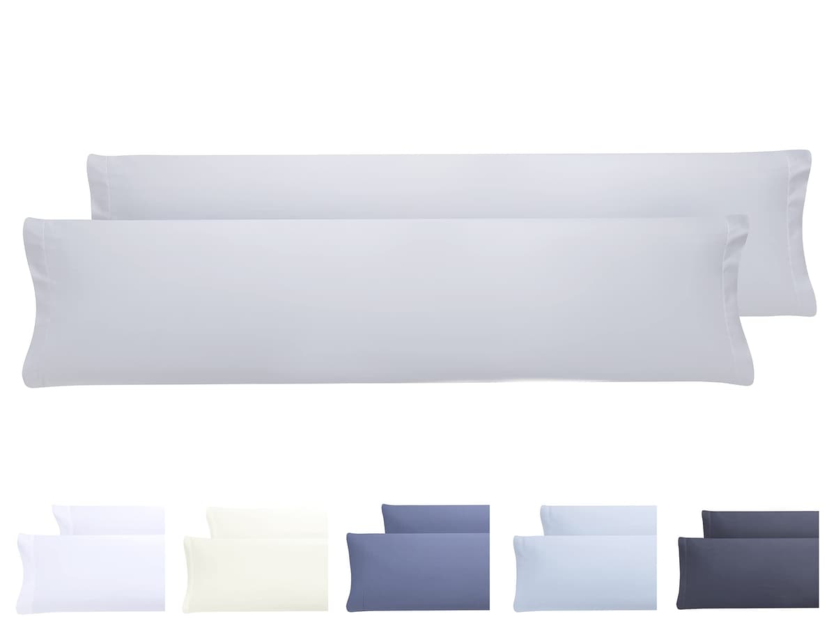 Todocama – Juego de 2 Fundas de Almohada, Microfibra Extra Suave, hipoalergénicas. Juego de 2-70x40 cm Blanco — view 23