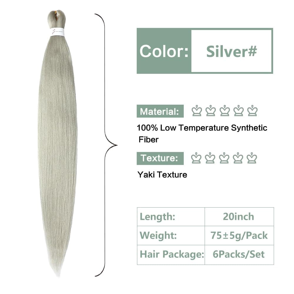 YDDM Capelli Per Treccine Africane Morado Extension Treccine Texture Yaki Easy Install per Principianti 32 Pollici 3 Pezzi Capelli Leggeri e Naturali per Box Braids, Twist e Crochet — view 278