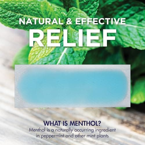 HealthWise Instant Cool Gel Patches | Migraine & Fever Relief | 12-Count | 4.75” x 2” | Soothing Menthol Vapors | Non-Medicated Formula — view 3
