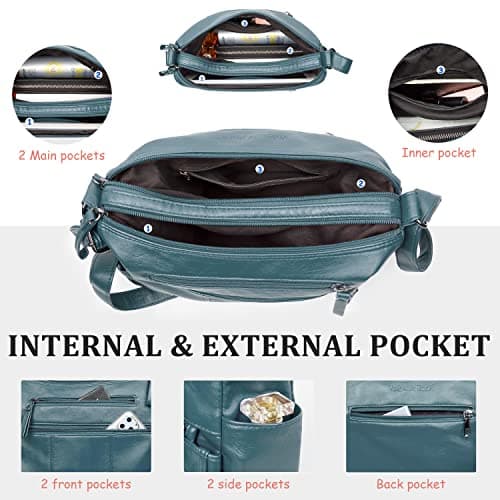 VOLGANIK ROCK Purses for Women Soft PU Leather Shoulder Bag Ladies Crossbody Purse and handbags Lightweight Pocketbook — view 6