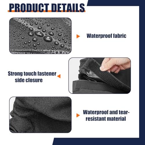 Fiwochic Horse Trailer Chest Butt Bar Cover, Oxford Cloth Waterproof Protector, Snug Fit & Easy Wipe Clean, Quick Installation for Secure Transport — view 2