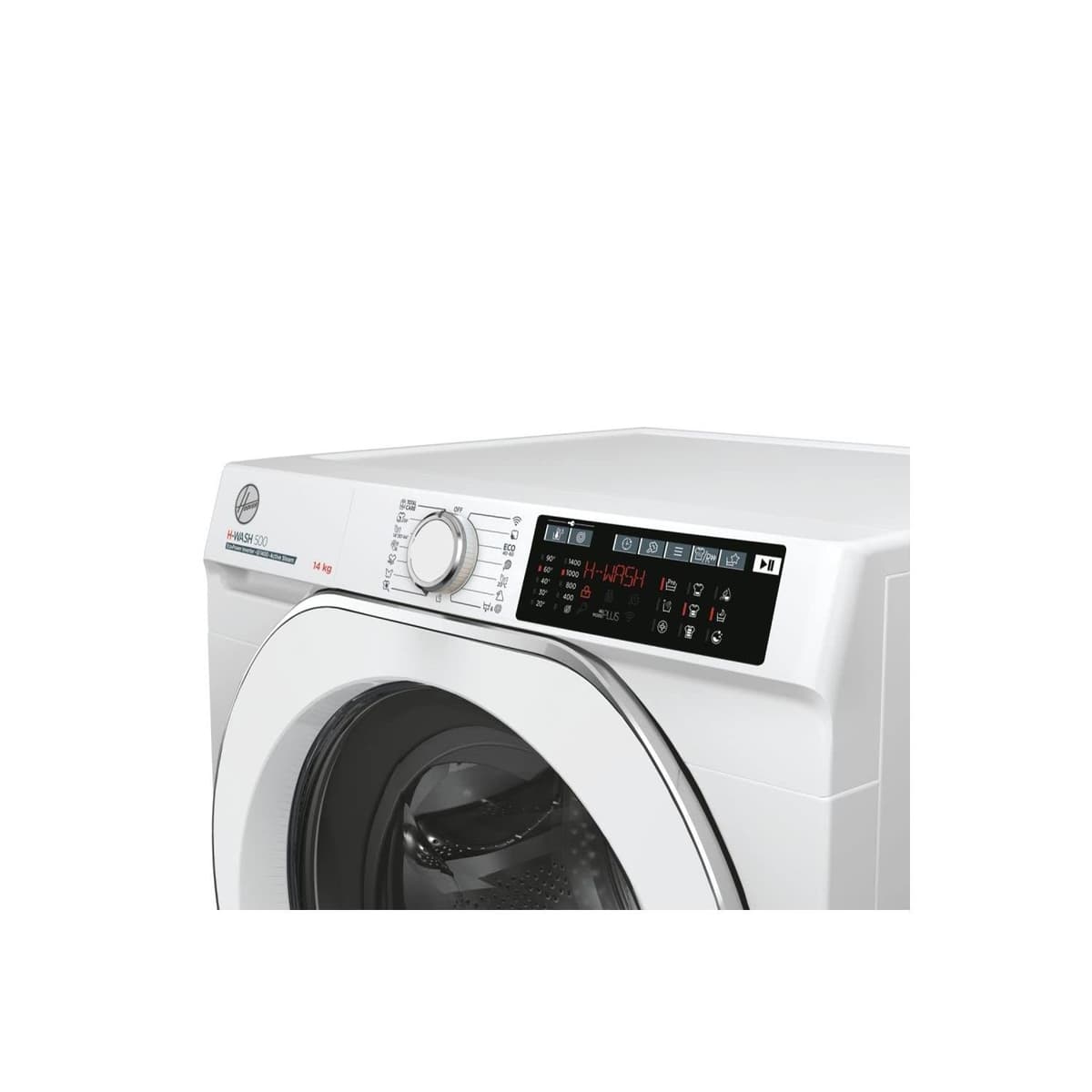 Hoover H-WASH 500 14kg Freestanding Washing Machine, 1400 RPM, A Rated, ECO‑Power Inverter Motor, hOn App, 60 Programmes, Care Dose, Power Care System, White, 60x67x85 cm ‑ HW 414AMC/1-80 — view 4