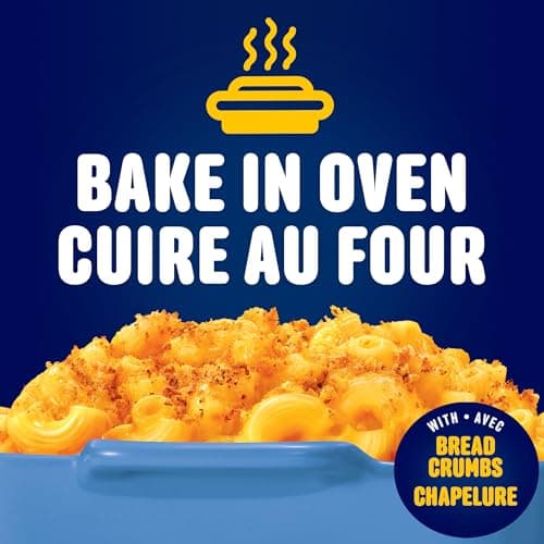 KD Deluxe Sharp Cheddar Oven Baked Macaroni and Cheese, 349 g Pouch — view 4