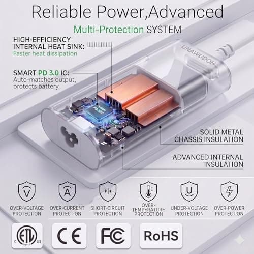 130W USB C Laptop Charger Compatible with Dell Precision 5530 5550 5560 5570 5750 5760 5770,Latitude 5401 5411 5501 5511 5520,XPS 15 17 9575 9500 9700 Power Supply Cord (DA130PM170 HA130PM170 0K00F5) — view 2