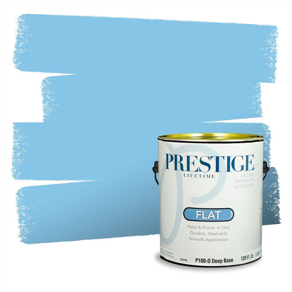 PRESTIGE Paints Interior Paint and Primer In One, 1-Gallon, Semi-Gloss, Comparable Match of Valspar* Dewdrop* — view 893