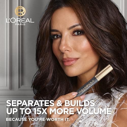 L’Oreal Paris Original Voluminous Mascara, Building Mascara Volume and Length Formula, Washable, Black Brown, 0.28 Fl Oz., 1 Count — view 2