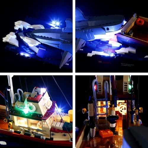 LIGHTAILING Light for 21350 Jaws - Led Lighting Kit Compatible with Building Blocks Model - NOT Included The Model Set — view 4