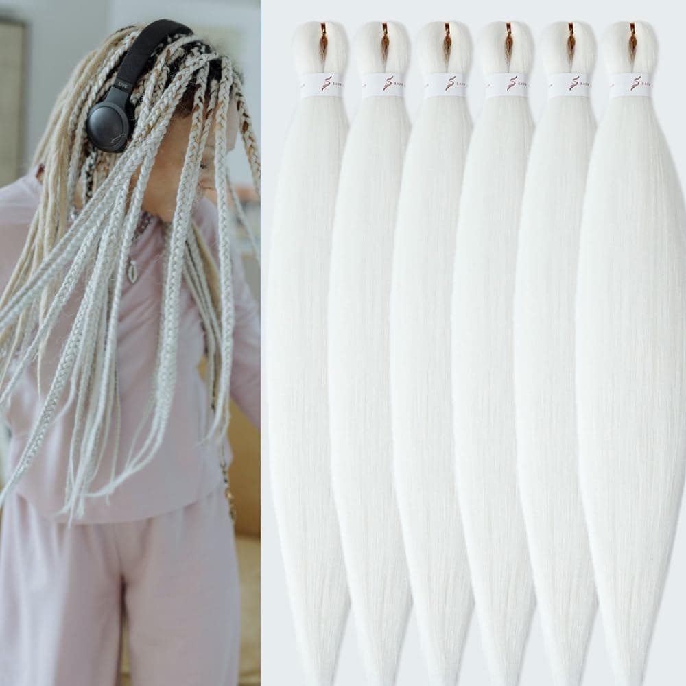 YDDM Capelli Per Treccine Africane Azul Extension Treccine Texture Yaki Easy Install per Principianti 26 Pollici 3 Pezzi Capelli Leggeri e Naturali per Box Braids, Twist e Crochet — view 64