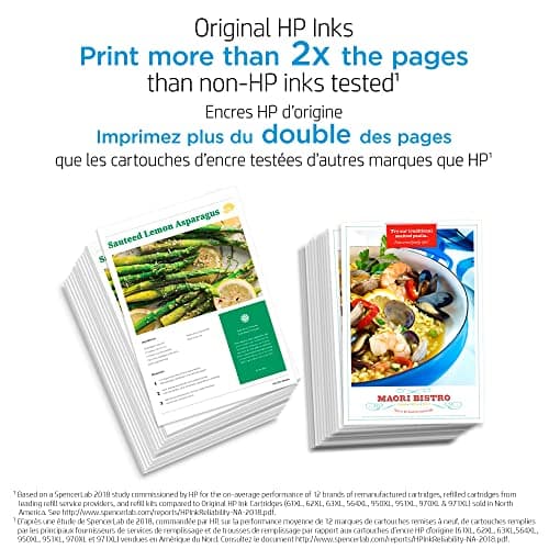 HP 63XL Black High-Yield Ink Cartridge | Works with HP DeskJet 1112, 2130, 3630 Series; HP Envy 4510, 4520 Series; HP OfficeJet 3830, 4650, 5200 Series | Eligible for Instant Ink | F6U64AN — view 5