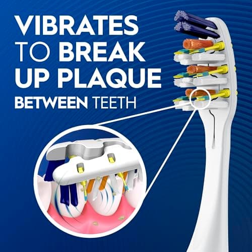 Oral-B Pulsar Pro-Health Expert Clean, Battery electric toothbrush, 2 count MEDIUM toothbrush pack, removes plaque, travel essentials tooth brush — view 2