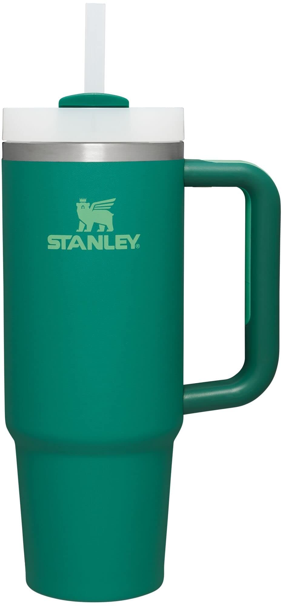 Stanley Quencher - Vaso H2.0 con mango - 1200 ml - Tapa de rosca con pajita incluida - Antifugas y portavasos de coche compatible para viajes - Vaso térmico de acero — view 58