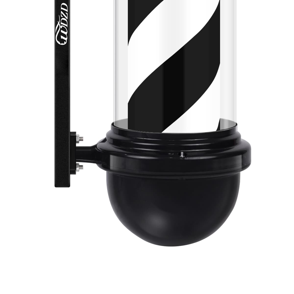 WDZD Mini 40 cm Negro Poste Barbero Barber Pole — view 5